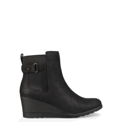 UGG Indra Laarzen voor Dames in Black, maat 41 | Leder