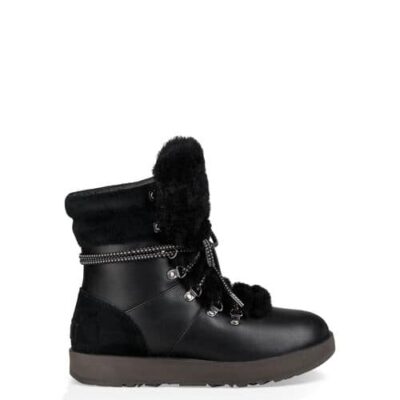 UGG Viki Waterproof voor Dames in Black, maat 36 | Leder