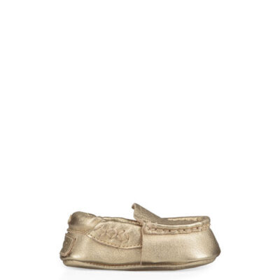 UGG Sivia Metallic voor Babies in Gold, maat 20.5 | Leder
