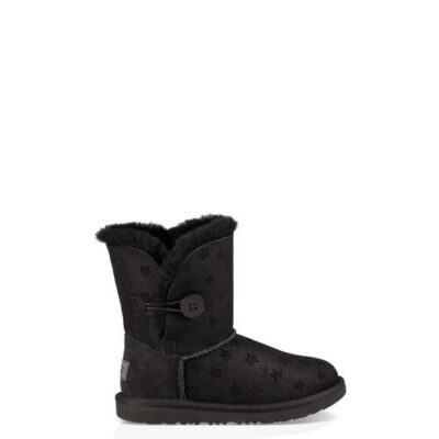 UGG Bailey Button II Stars voor Kinderen in Black, maat 36 | Shearling