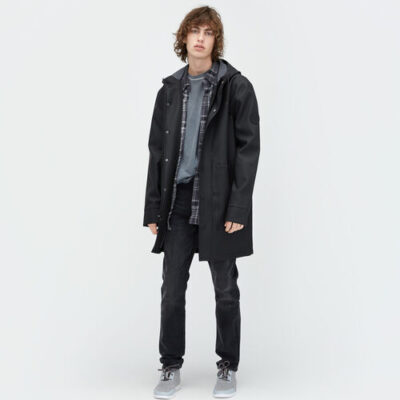 UGG Rain Jacket voor Heren in Black, maat XL | Synthetisch