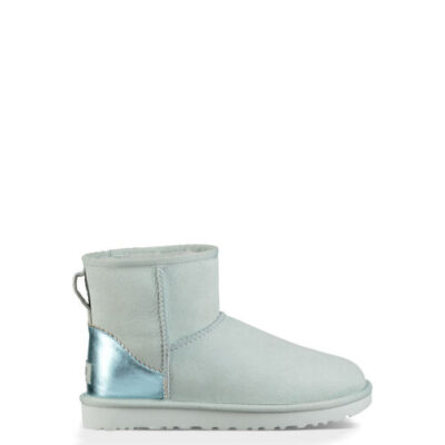 UGG Classic Mini II Metallic voor Dames in Iceberg, maat 40 | Shearling