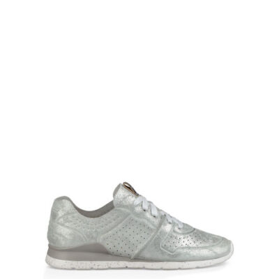 UGG Tye Stardust Sneaker voor Dames in Silver, maat 40 | Suede/Leder