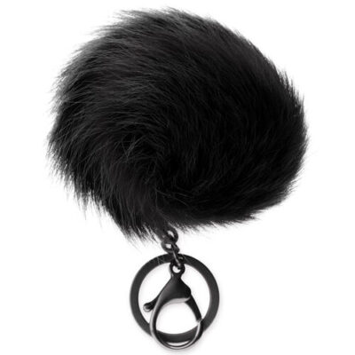 UGG Toscana Pom Charm with Crystal Sleutelhangers voor Dames in Black, maat OS | Shearling