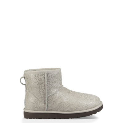 UGG Classic Mini Glitzy voor Dames in Grey Violet, maat 40 | Suede