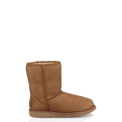 UGG Classic Short II Waterproof Laarzen voor Kinderen in Chestnut, maat 32 | Leder