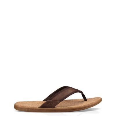 UGG Seaside Sandalen voor Heren in Chestnut, maat 46 | Leder