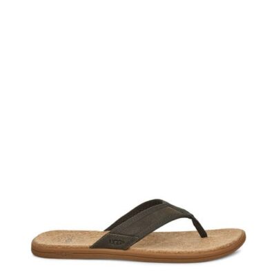 UGG Seaside Sandalen voor Heren in Moss Green, maat 43 | Leder