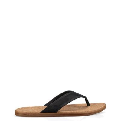 UGG Seaside Sandalen voor Heren in Navy Blue, maat 41 | Leder