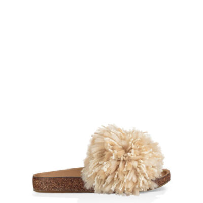 UGG Cindi Slide Sandalen voor Dames in Soft Ochre, maat 36 | Suede