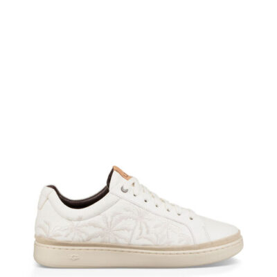 UGG Cali Sneaker Low Palms voor Heren in White, maat 44 | Leder