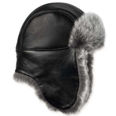 UGG Toscana Long Pile Trapper voor Dames in Black Leather M, maat OS