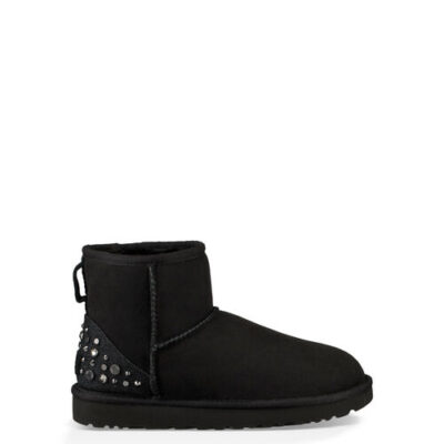 UGG Mini Studded Bling voor Dames in Black, maat 36 | Shearling