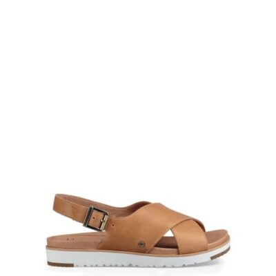 UGG Kamile Sandalen voor Dames in Almond, maat 39 | Leder