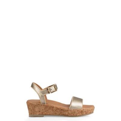 UGG Milley Metallic voor Kinderen in Gold, maat 27.5 | Textiel