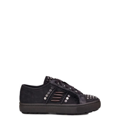 UGG Biker Chic Sneaker voor Dames in Black, maat 41 | Leder