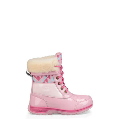 UGG Butte II Patent Truckee Laarzen voor Koud Weer voor Kinderen in Pink, maat 36 | Leder