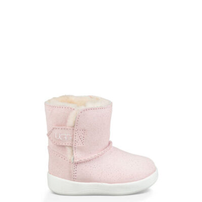 UGG Keelan Sparkle Casuallaarzen voor Babies in Baby Pink, maat 20.5 | Suede