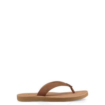 UGG Tawney Sandalen voor Dames in Chestnut, maat 39 | Leder/Suede