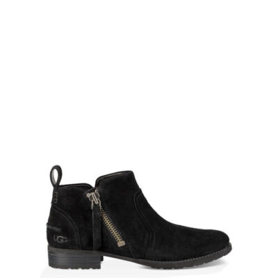 UGG Aureo Boot Casuallaarzen voor Dames in Black, maat 38 | Suede