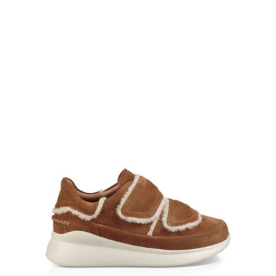 UGG Ashby Spill Seam Instapschoenen voor Dames in Chestnut, maat 39 | Leder