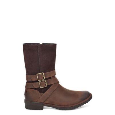 UGG Lorna Casuallaarzen voor Dames in Coconut Shell, maat 40 | Leder