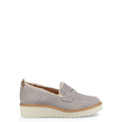 UGG Atwater Spill Seam Loafer voor Dames in Seal, maat 43 | Leder