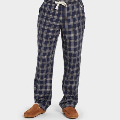 UGG Flynn Trainingsbroek voor Heren in Navy Plaid, maat XL | Katoen