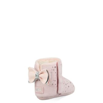 UGG Jesse Bow II Stargirlie Laarsjes voor Babies in Baby Pink, maat 18 | Suede