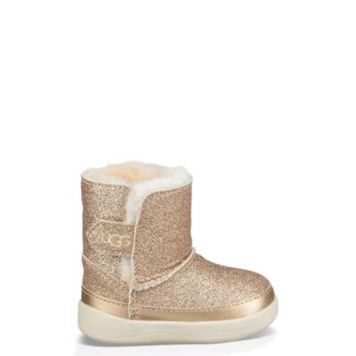 UGG Keelan Glitter Laarzen voor Babies in Gold, maat 16 | Synthetisch