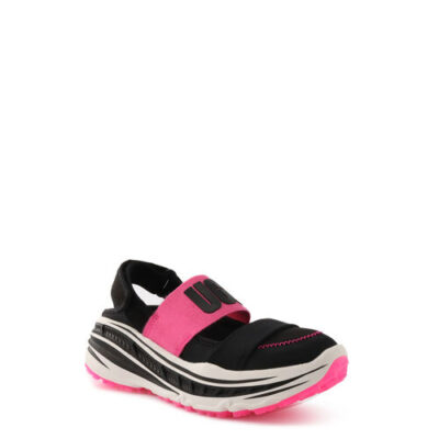 UGG Slingback Runner Sneaker voor Dames in Black/Pink, maat 39.5 | Textiel