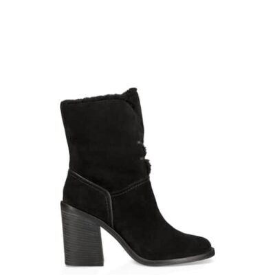 UGG Jerene Casuallaarzen voor Dames in Black, maat 38.5 | Suede