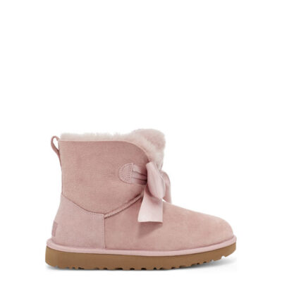 UGG Gita Bow Mini Classic Laarzen voor Dames in Pink Crystal, maat 41 | Shearling