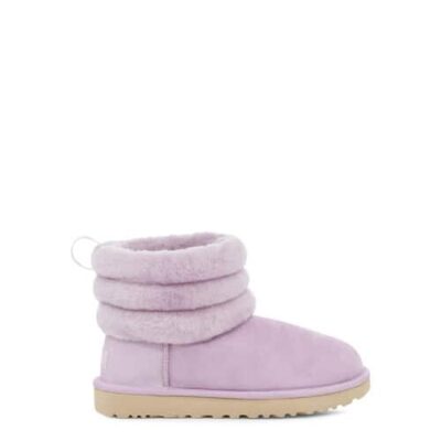 UGG Fluff Mini Quilted Logo Laarzen voor Dames in California Aster, maat 36 | Shearling