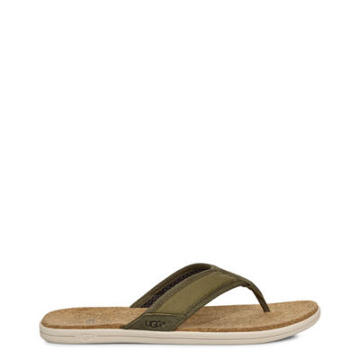 UGG Seaside Sandalen voor Heren in Moss Green, maat 49.5 | Textiel