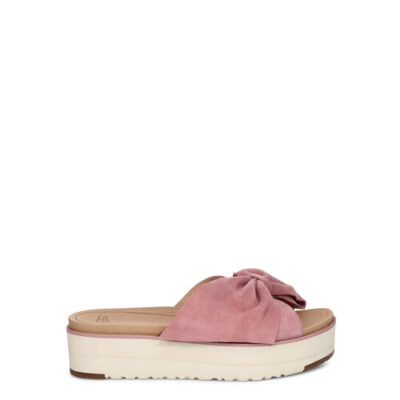UGG Joan II Slide Sandalen voor Dames in Pink Dawn, maat 40 | Suede