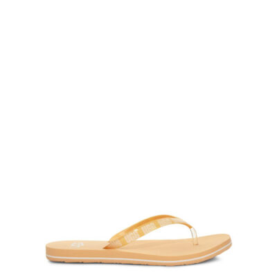 UGG Simi Graphic Logo Sandalen voor Dames in Sunkissed, maat 39 | Synthetisch