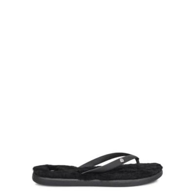 UGG Fluffie II Sandalen voor Dames in Black, maat 42 | Shearling