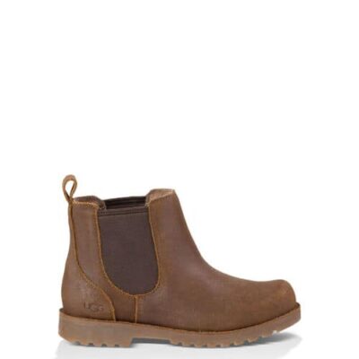UGG Callum Chelsea Boots voor Kinderen in Chocolate, maat 33.5 | Leder