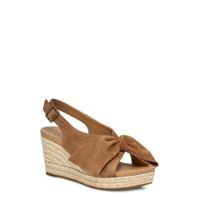 UGG Camilla Sandalen met Hak voor Dames in Chestnut, maat 38 | Leder