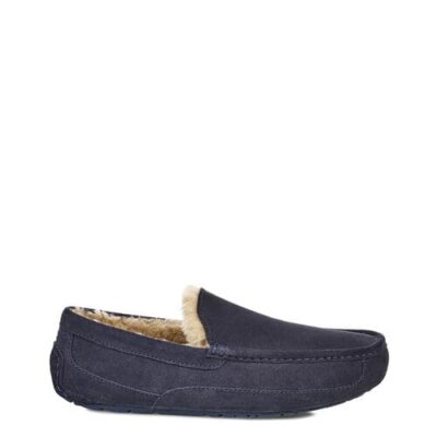 UGG Ascot Pantoffels voor Heren in True Navy, maat 48.5 | Suede