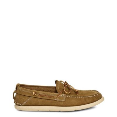 UGG Beach Moccasins Slip-On voor Heren in Caramel, maat 40.5 | Leder
