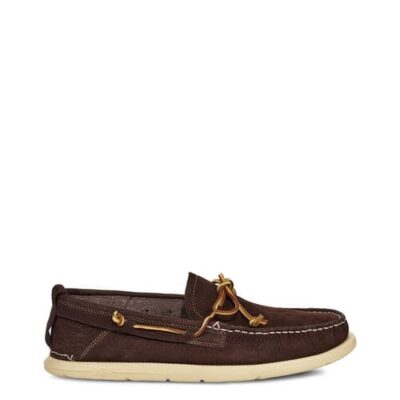 UGG Beach Moccasins Slip-On voor Heren in Stout, maat 40.5 | Leder