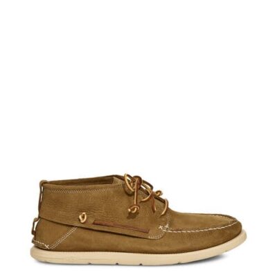 UGG Beach Moccasins Chukka voor Heren in Caramel, maat 44.5 | Leder