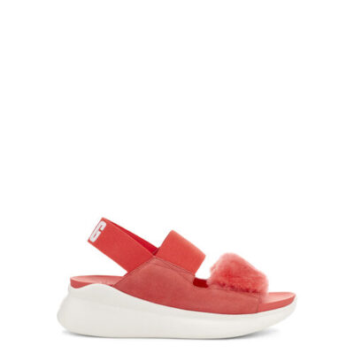 UGG Silverlake Sandalen voor Dames in Pop Coral, maat 39 | Suede