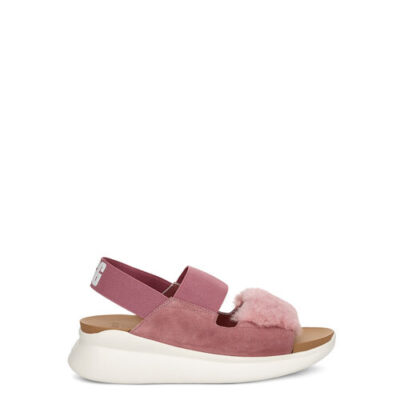 UGG Silverlake Sandalen voor Dames in Pink Dawn, maat 39 | Suede