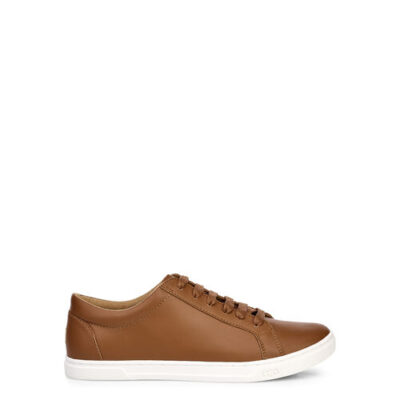 UGG Karine Leather Sneaker voor Dames in Chestnut, maat 42 | Leder