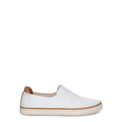 UGG Sammy Chevron Instapschoenen voor Dames in White, maat 39 | Textiel