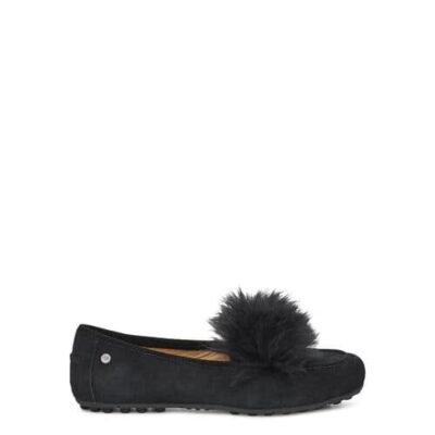 UGG Kaley Wisp Instapschoenen voor Dames in Black, maat 42 | Suede