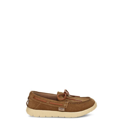 UGG Beach Moccasins Slip-On voor Kinderen in Chestnut, maat 33.5 | Suede